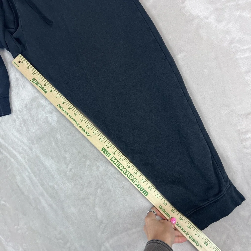 Nike Pants Womens XL Black Club Fleece Jogger Mid‎ Rise Gym Lounge Comfort